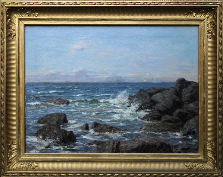 19thC Scottish Seascape by Joseph Henderson at Richard Taylor Fine Art