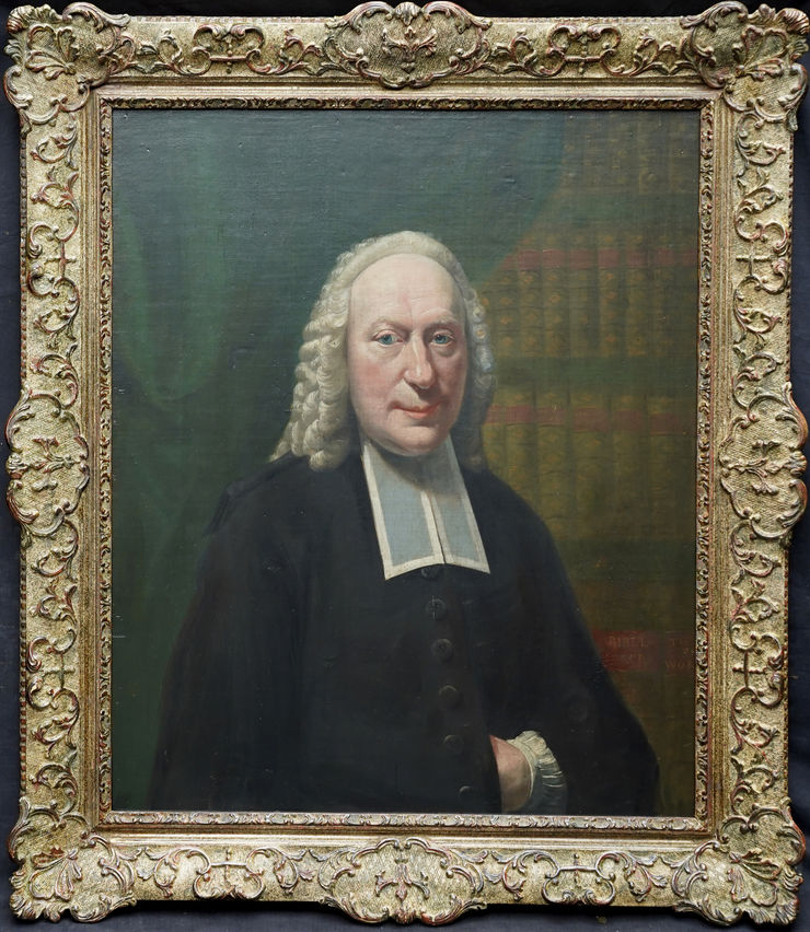 British Portrait of a Cleric by Joseph Highmore at Richard Taylor Fine Art