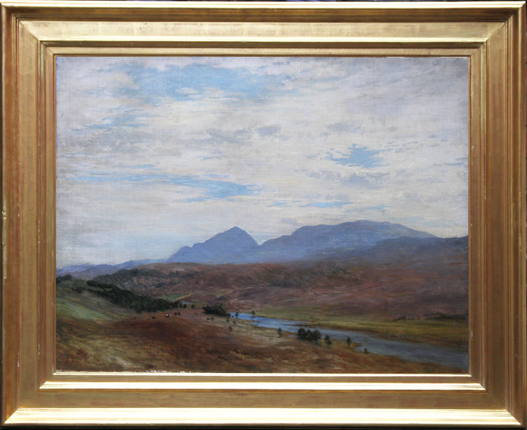 Victorian Scottish Landscape by Joseph Farquharson at Richard Taylor Fine Art