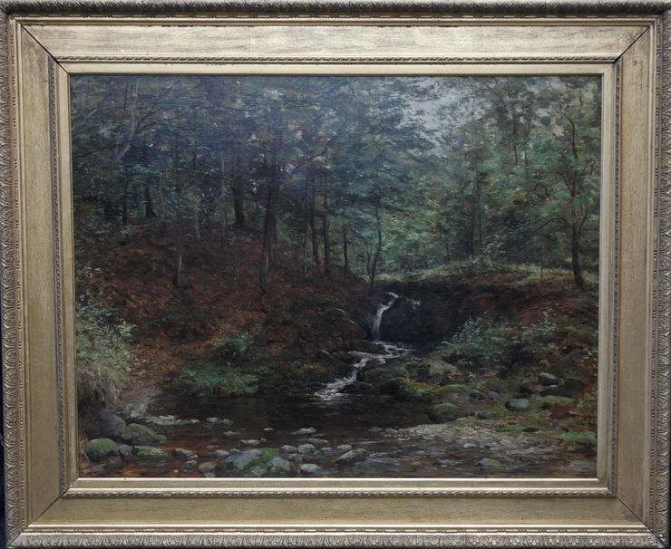 Scottish River Landscape - Stirling by Joseph Morris Henderson at Richard Taylor Fine Art