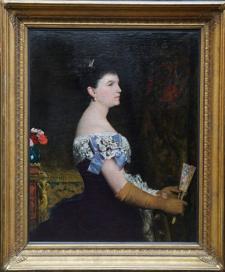 La Marquesa de Escombreras by Jules Elie Delaunay at Richard Taylor Fine Art