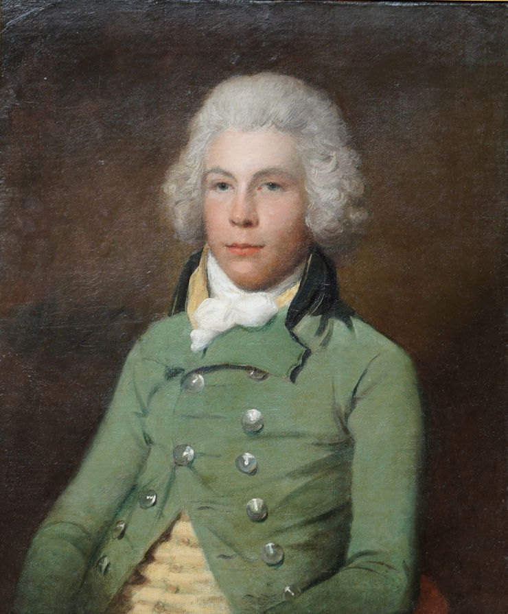 British 18th Century Portrait by Lemuel Francis Abbott Richard Taylor Fine Art