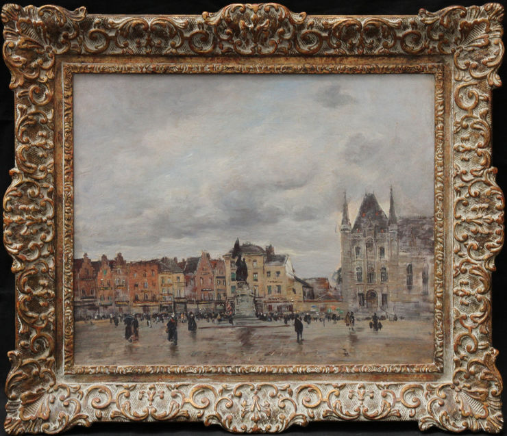Town Hall Dunkirk France by Louis Braquaval at Richard Taylor Fine Art