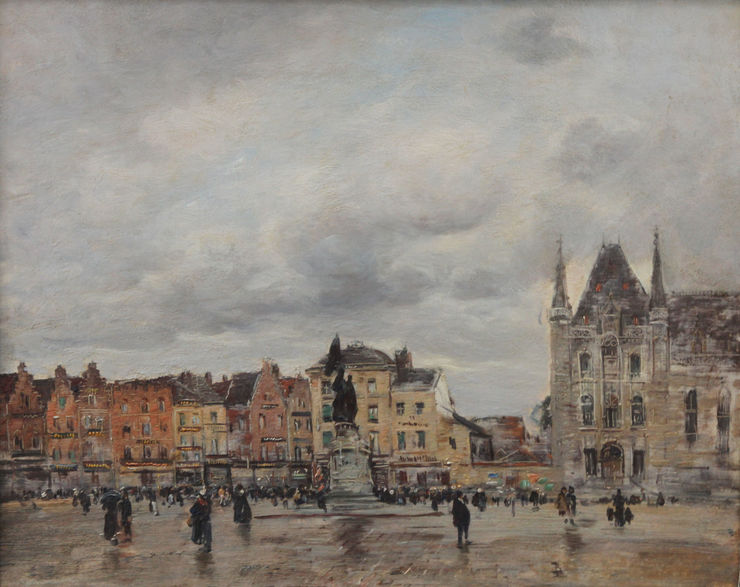 Dunkirk France by Louis Braquaval Richard Taylor Fine Art