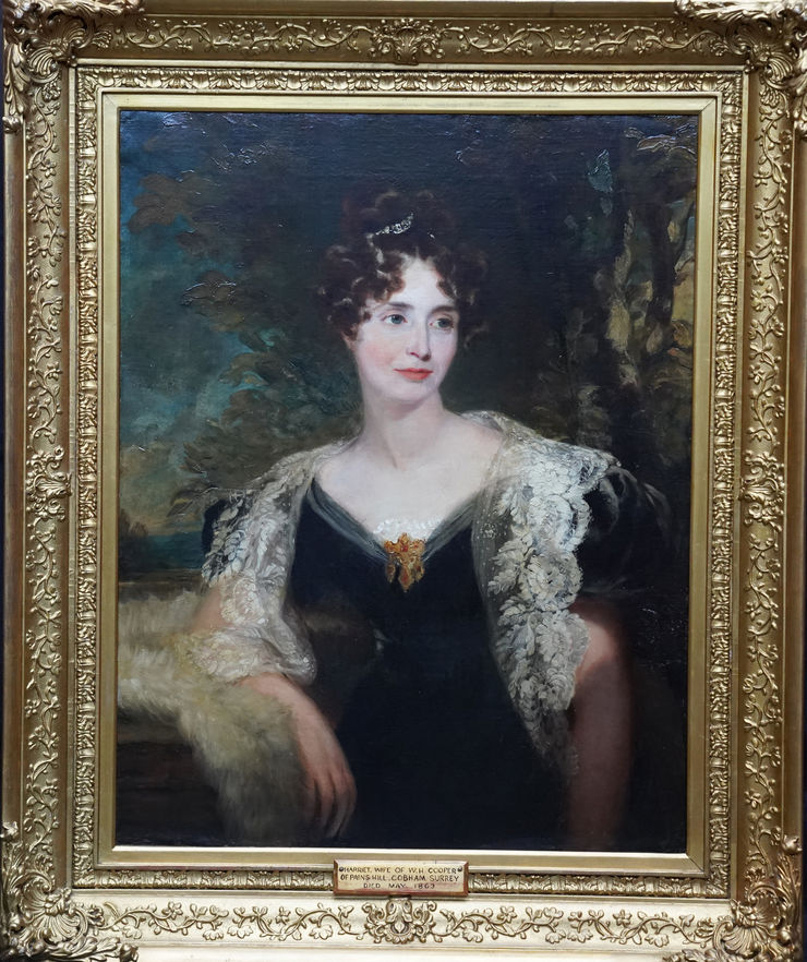 British Female Portrait by Louis William Desanges at Richard Taylor Fine Art