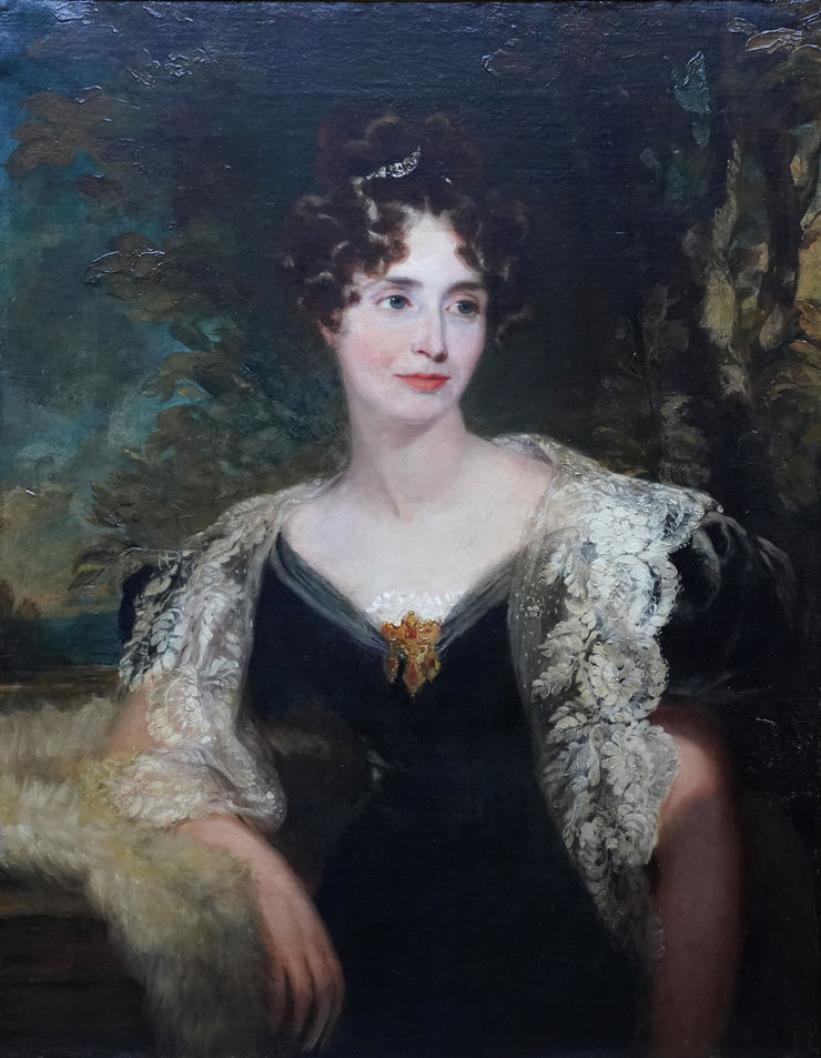 Victorian Portrait Harriet Cooper by Louis William Desanges Richard Taylor Fine Art
