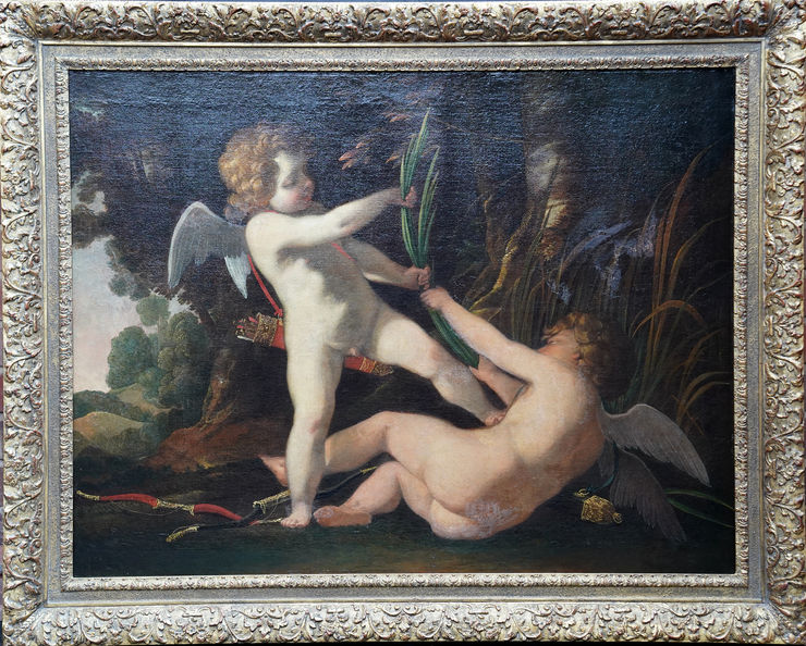 French Portrait of Putti by Laurent de La Hyre at Richard Taylor Fine Art