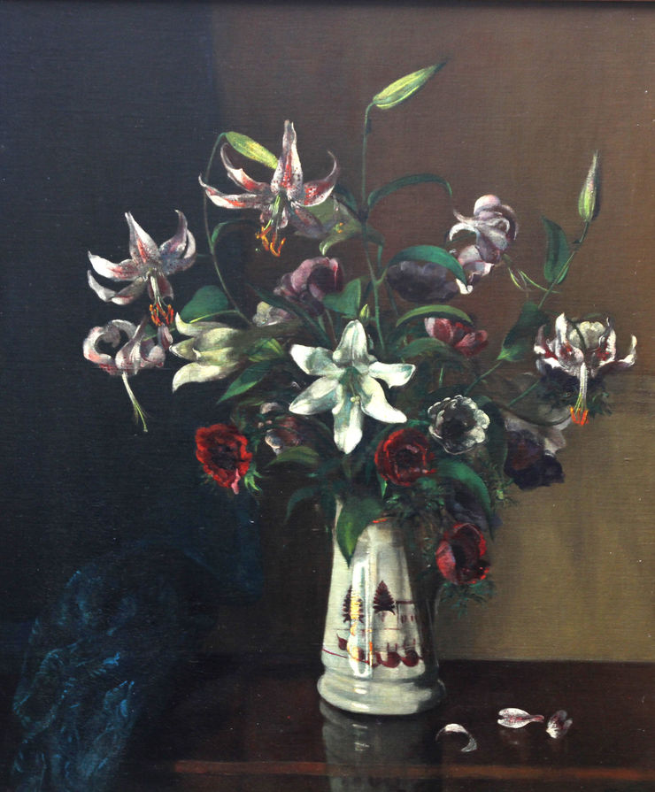Lily Floral Arrangement by Margaret Evangeline Wilson Richard Taylor Fine Art