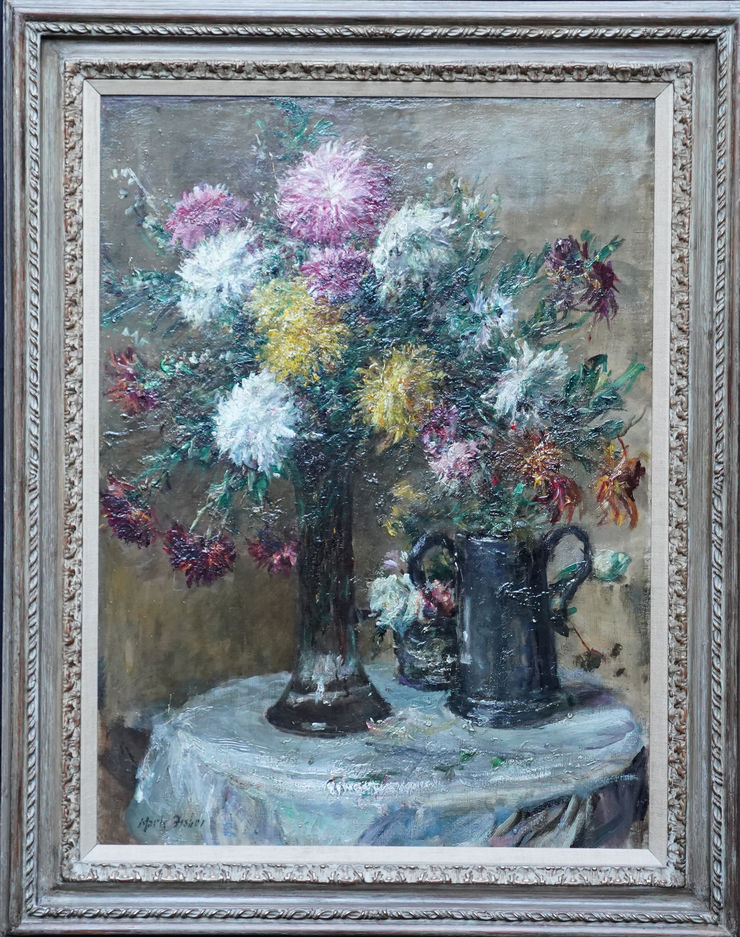 British Impressionist Floral by Mark Fisher  at Richard Taylor Fine Art