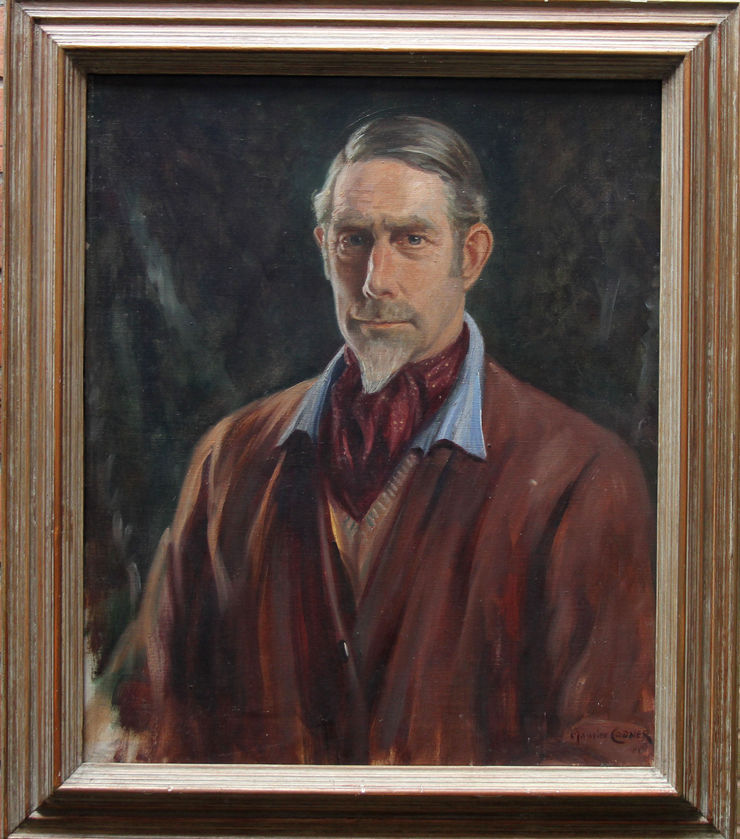Artist Self Portrait 1947 by Maurice Codner at Richard Taylor Fine Art
