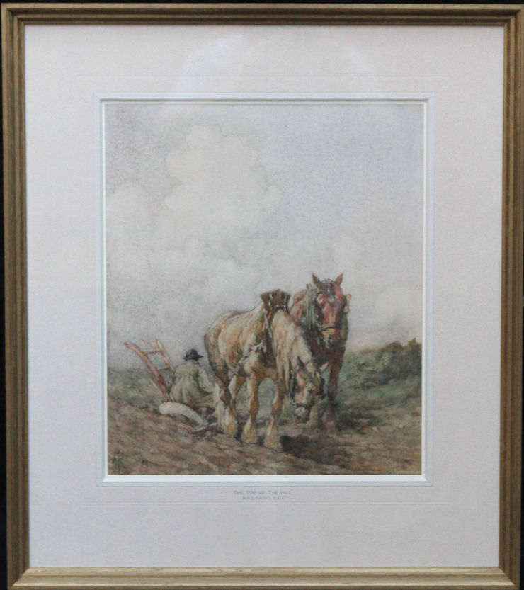 Exhibited Equine art by Nathaniel Hughes Baird at Richard Taylor Fine Art