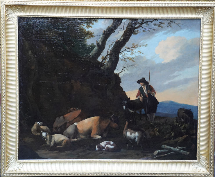 Dutch Old Master Landscape by Nicholaes Berchem at Richard Taylor Fine Art