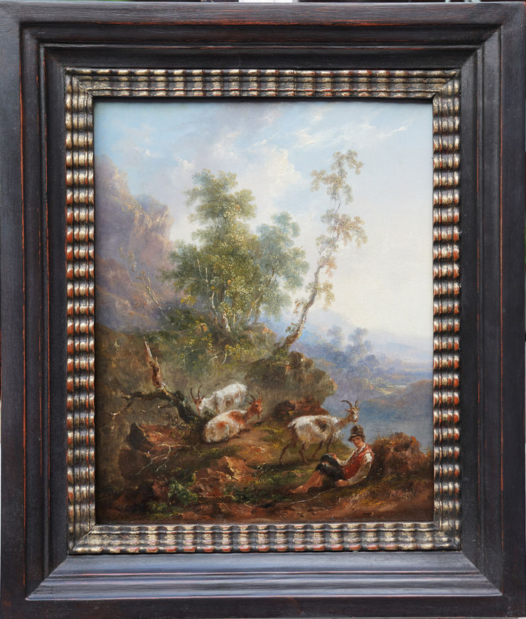 Dutch Pastoral Old Master by Nicolaes Berchem at Richard Taylor Fine Art