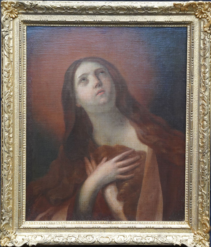 Portrait of Mary Magdalene by Guido Reni circle at Richard Taylor Fine Art