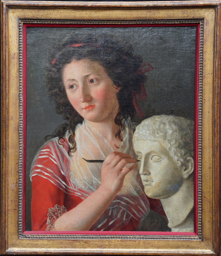 Italian Portrait of a Sculptress Richard Taylor Fine Art