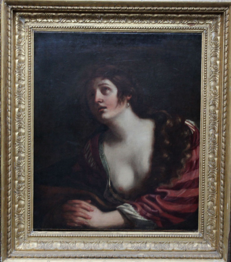 The Penitent Magdalene Old Master by Guercino at Richard Taylor Fine Art