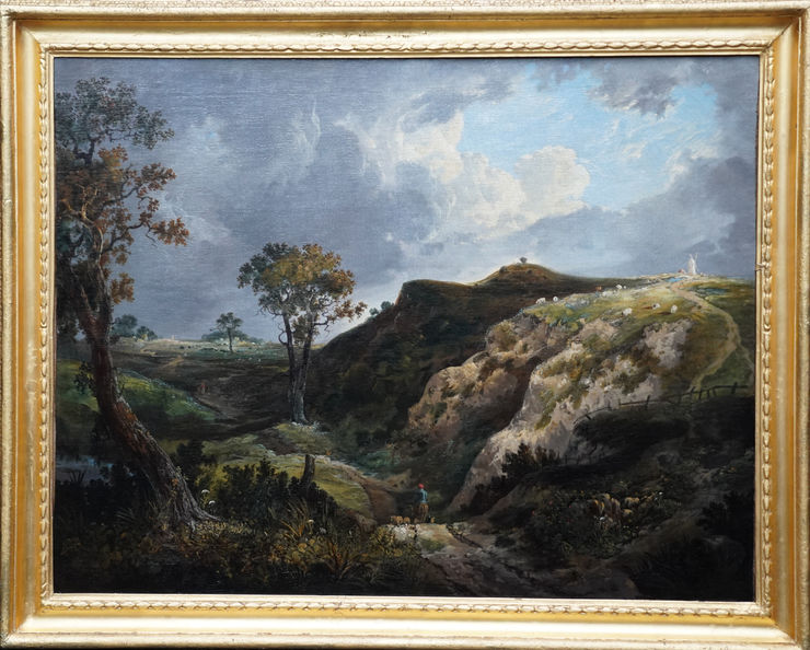 British Landscape by John Constable (circle) at Richard Taylor Fine Art