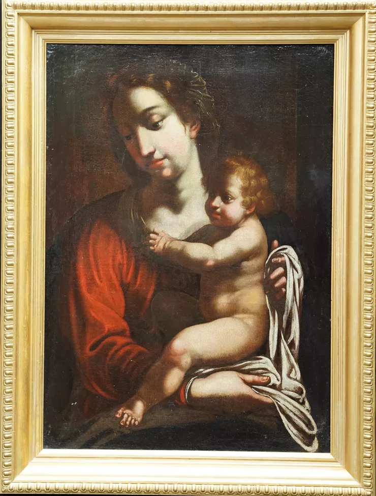 Italian Religious Portrait Madonna and Child by Bartolomeo Schedoni at Richard Taylor Fine Art