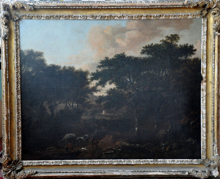 Dutch Old Master Wooded Landscape by Jan Wijnants at Richard Taylor Fine Art