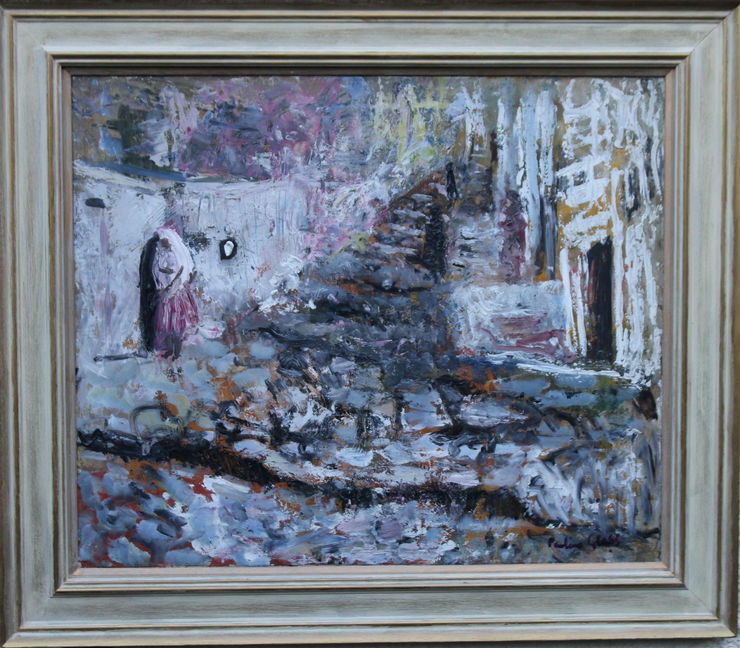 Post impressionist Spanish Wedding by Pauline Glass Richard Taylor Fine Art