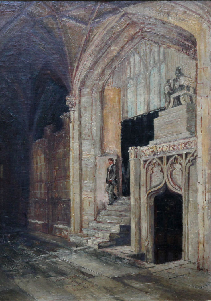 Church Interior by Philip F Walker Richard Taylor Fine Art