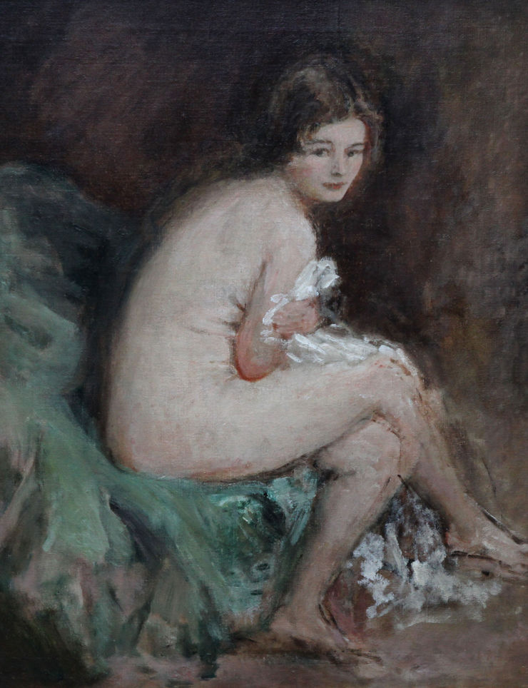 Nude Female Portrait Susannah by Philip Wilson Steer Richard Taylor Fine Art