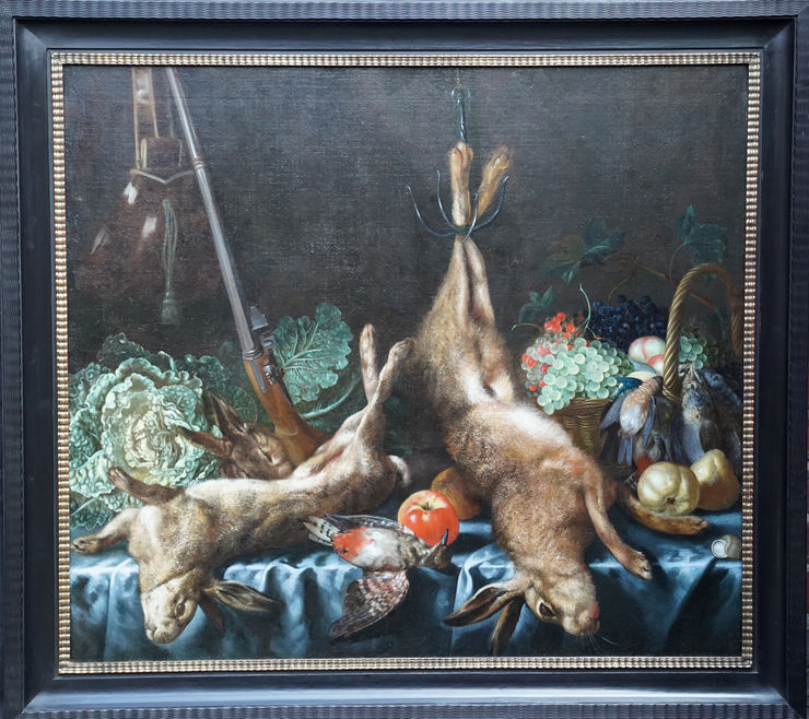 Flemish Old Master Still Life with Game by Pieter Boel at Richard Taylor Fine Art