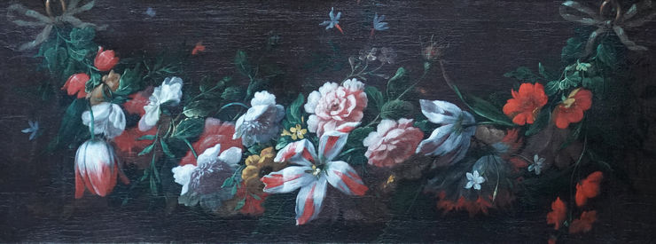 Flemish Old Master Floral Garland by Pieter Casteels Richard Taylor Fine Art