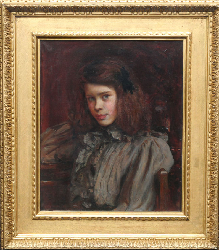 Margaret Griselda Wedderburn Victorian Portrait by Ralph Peacock at Richard Taylor Fine Art