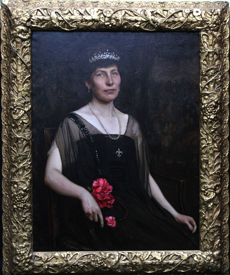 British Edwardian Female Portrait by Ralph Peacock at Richard Taylor Fine Art