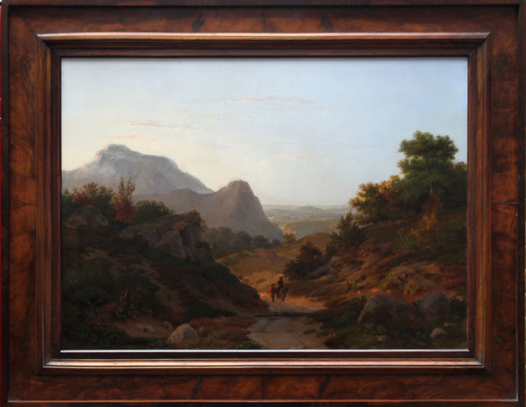 Italian Vista by British Old Master Richard Ramsey Reinagle at Richard Taylor Fine Art