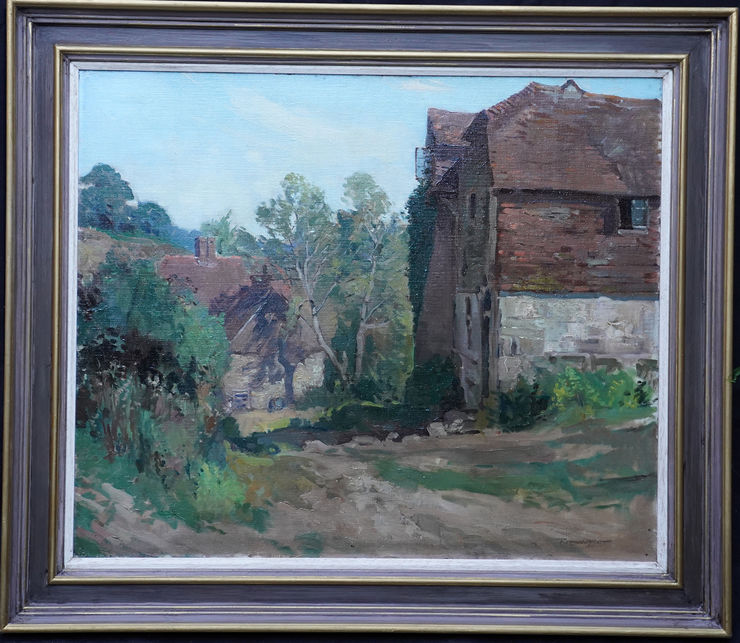 British exhibited landscape by Reginald Mills at Richard Taylor Fine Art