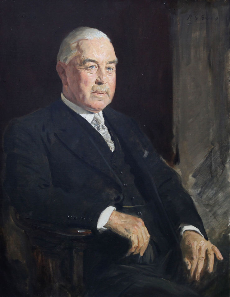 Reginald Grenville Eves 1930s Portrait of a Gentleman at Richard Taylor Fine Art