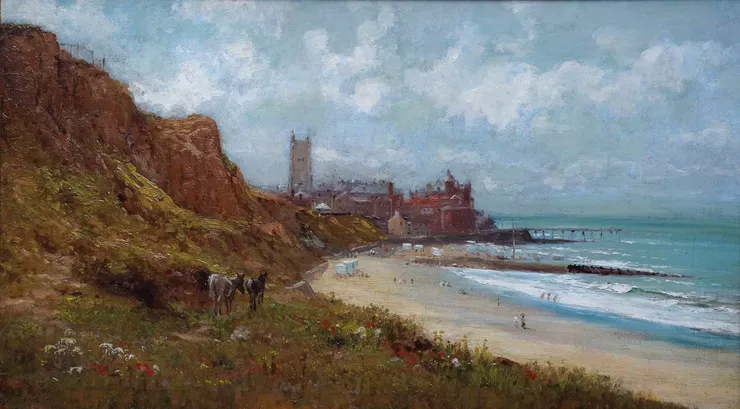 British Victorian Coastal Landscape by Robert Finlay McIntyre Richard Taylor Fine Art