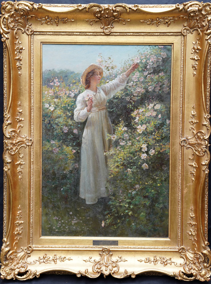 Scottish Portrait of a Lady by Robert Payton Reid at Richard Taylor Fine Art