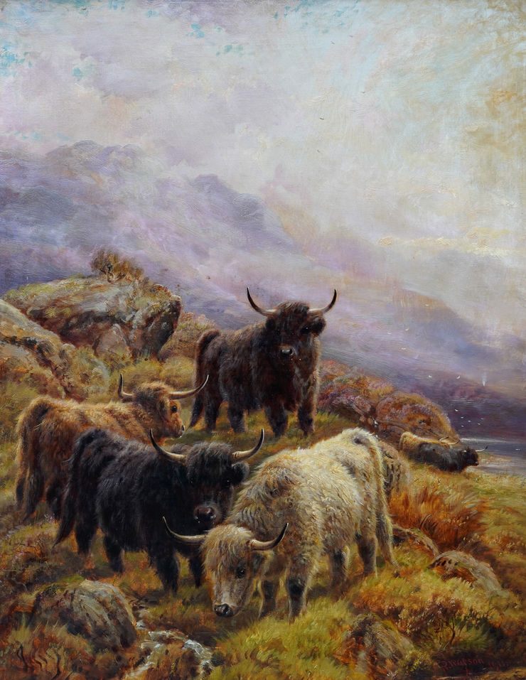 British Edwardian Landscape by Robert Watson Richard Taylor Fine Art