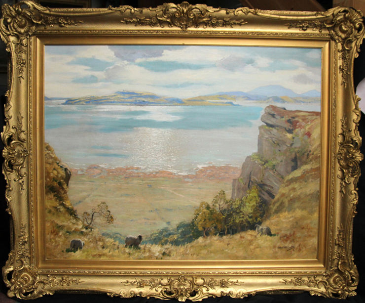 robert houston - cumbrae ayr clyde scotland  - richard taylor fine art