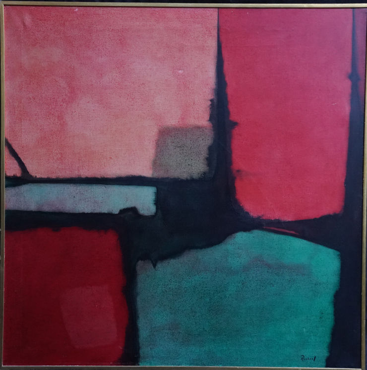 British Abstract by Ron Russell at Richard Taylor Fine Art