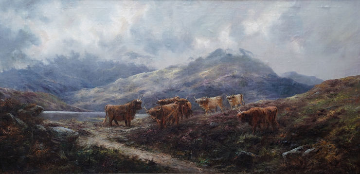 Victorian Highland Landscape by Samuel John Barnes Richard Taylor Fine Art