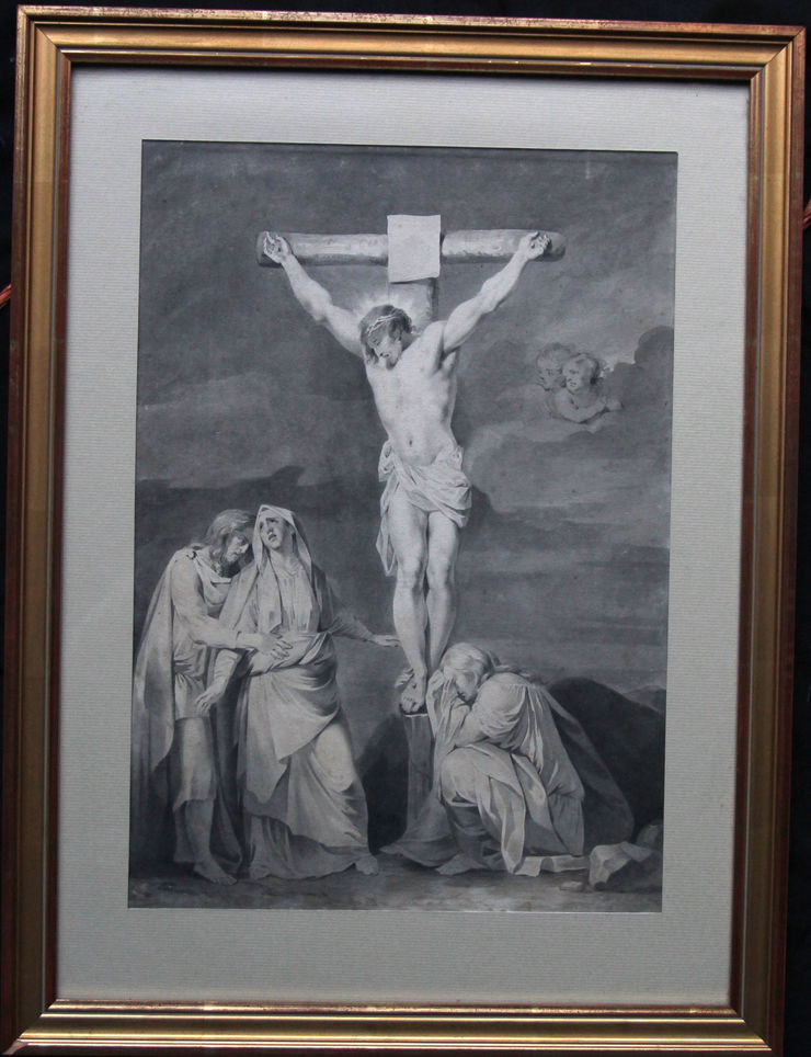 The Crucifixion Dutch Old Master by Sara Troost at Richard Taylor Fine Art