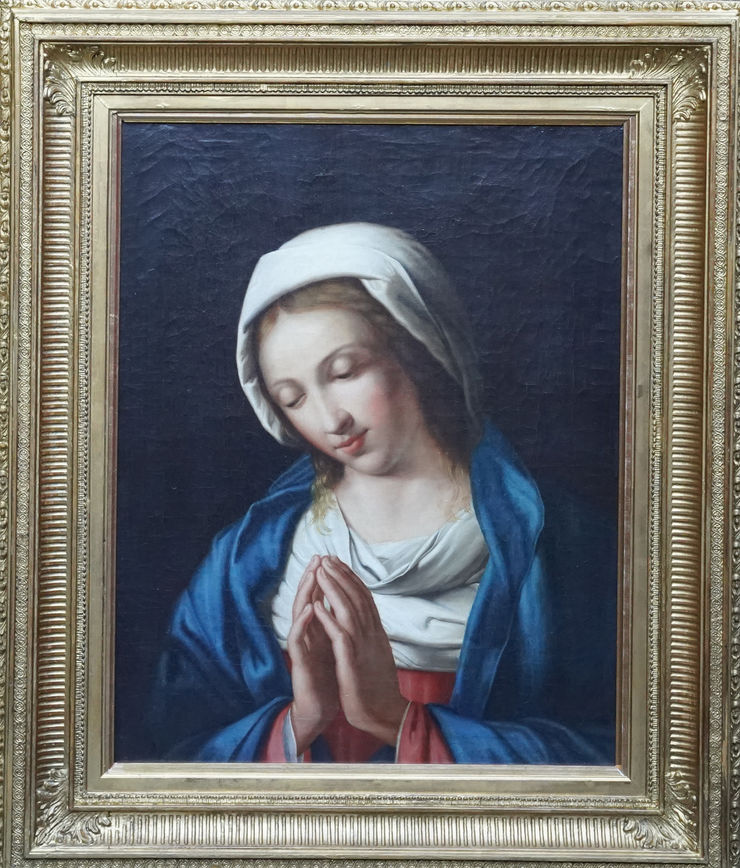 Italian Religious Portrait by Sassoferrato at Richard Taylor Fine Art