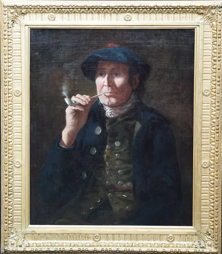 Portrait of Scottish Gentleman  by Scottish Old Master at Richard Taylor Fine Art