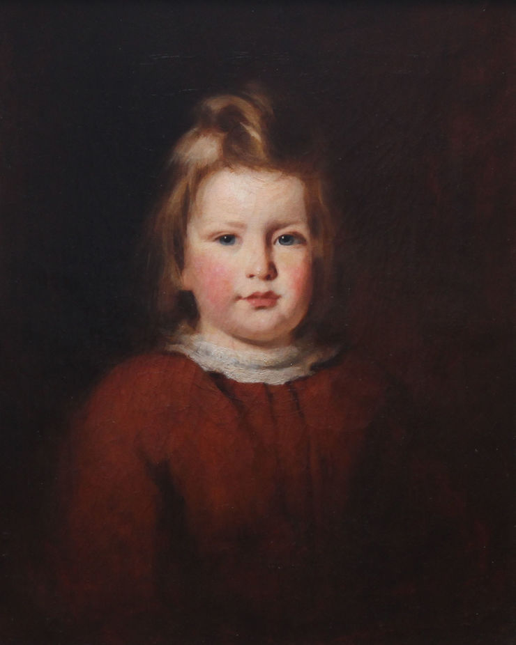 Scottish 19th Century Portrait - Young Girl Richard Taylor Fine Art
