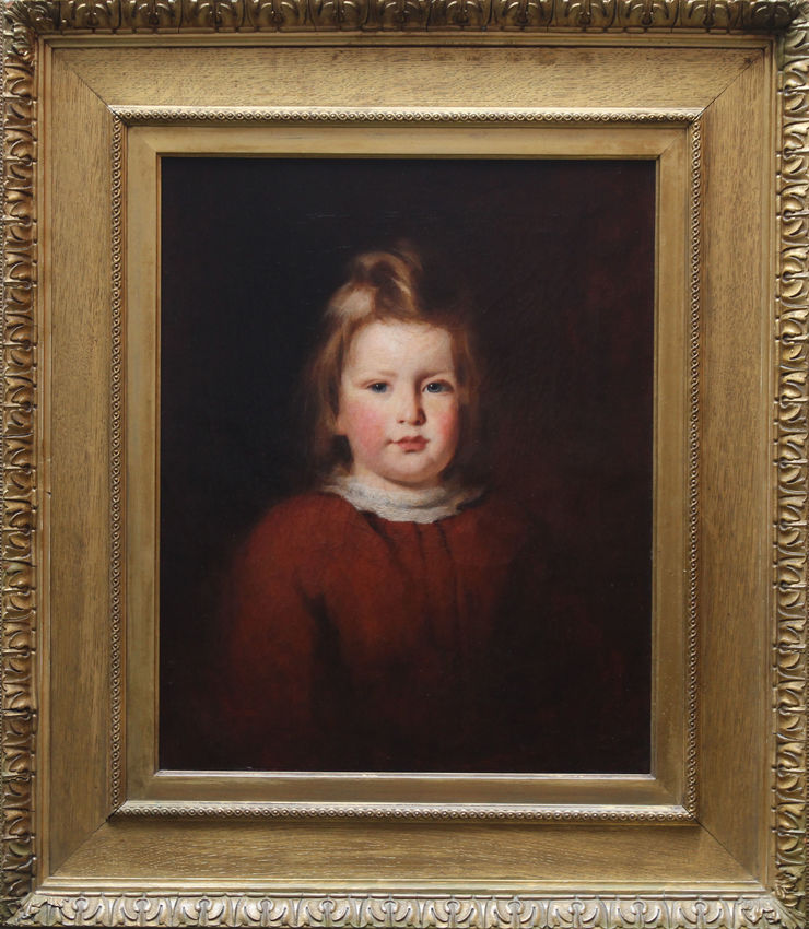 Scottish Portrait of a Young Girl 1900 at Richard Taylor Fine Art