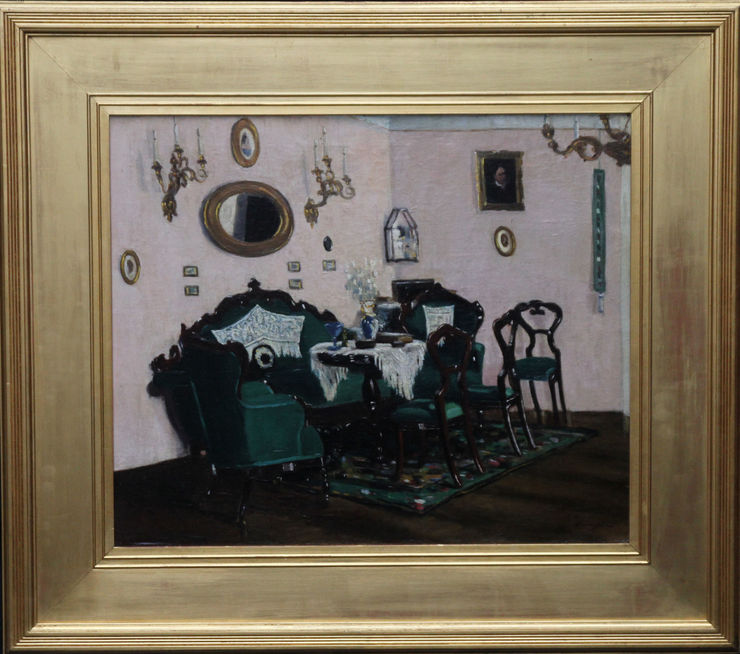Scottish 20th century interior oil painting available at Richard Taylor Fine Art