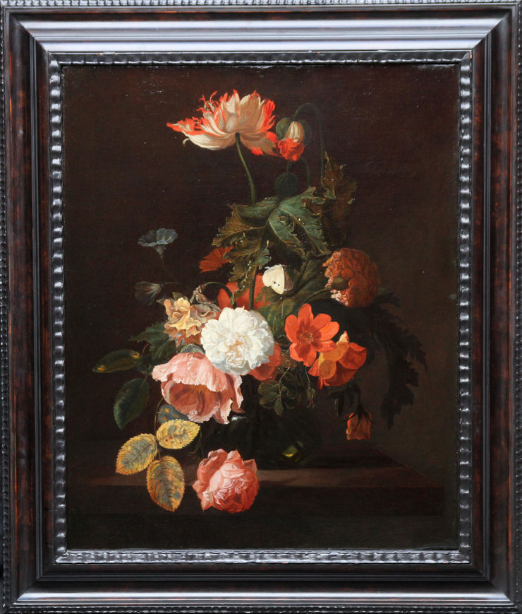 Dutch Old Master Floral by Simon Pietersz Verelst at Richard Taylor Fine Art