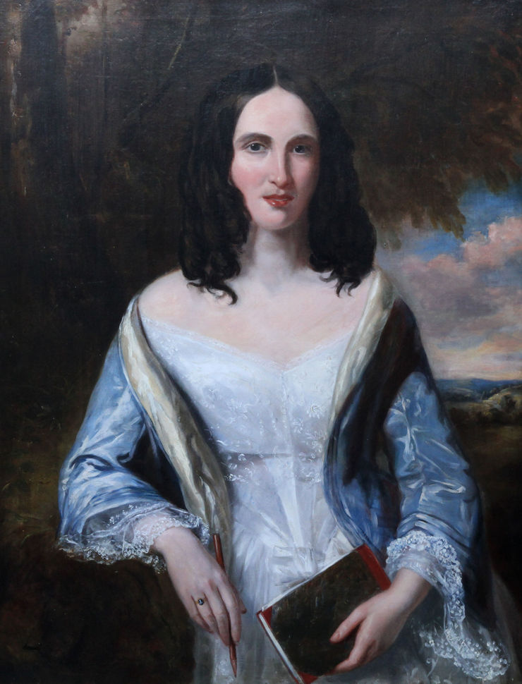 British Portrait of a Lady by Francis Grant Richard Taylor Fine Art