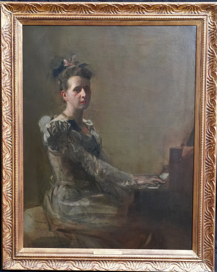 Scottish Portrait of Isabella Gardiner by Sir James Guthrie at Richard Taylor Fine Art