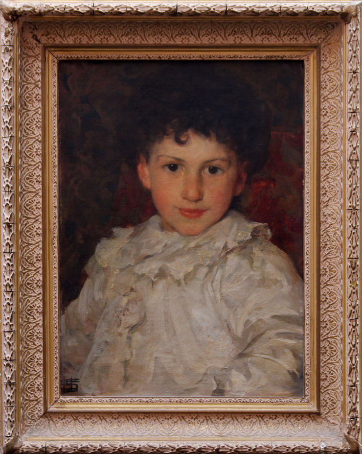 solomon joseph solomon - british victorian portrait richard taylor fine art -framed
