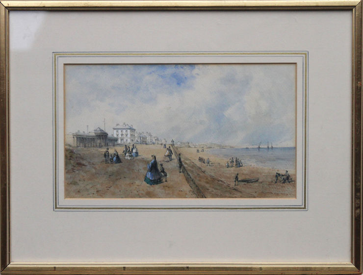 Southport Promenade British 19th century coastal landscape Richard Taylor Fine Art